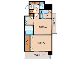 エステ－トモア薬院通りの物件間取画像